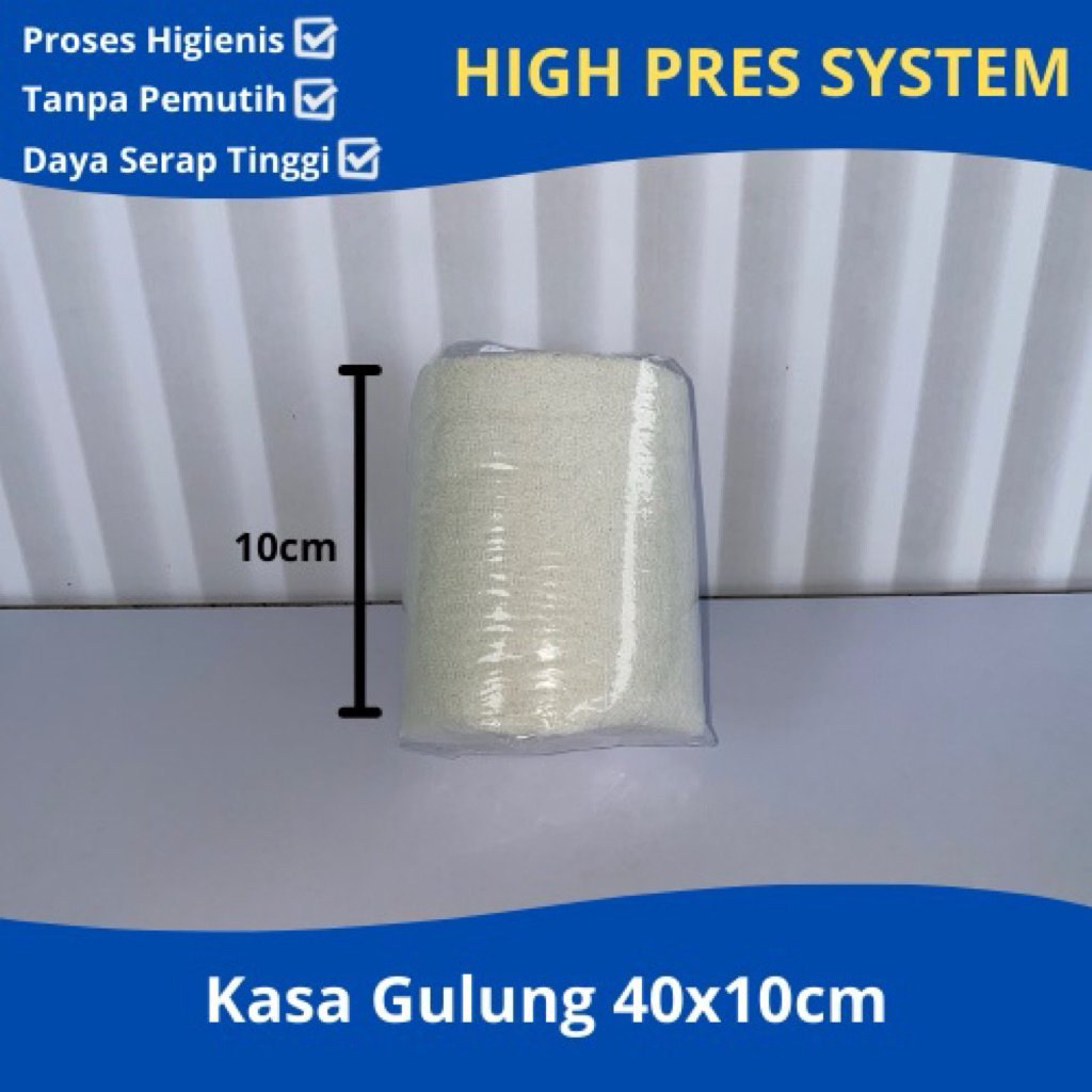 Kasa Gulung Besar ukura 40yard x 10cm / Kasa Steril / Perban