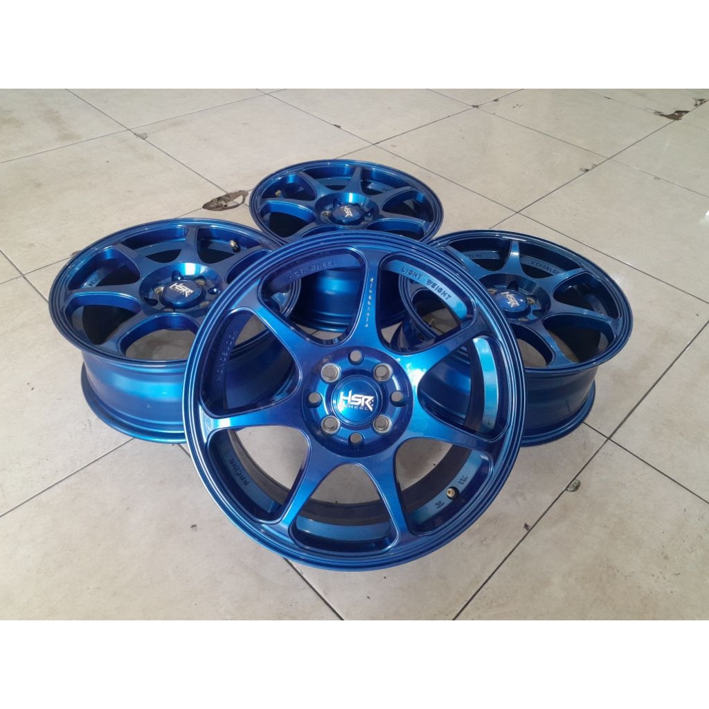 VELG MOBIL SECOND BEKAS / COPOTAN VIOS TYPE HSR SEBUNSUTA R16  PCD  4X100/114,3 COCOK BUAT AVANZA,XE