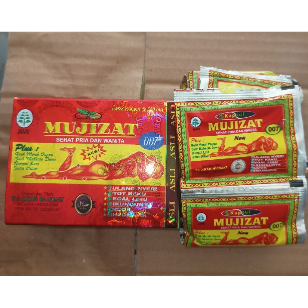 kapsul ASAM urat dan reamatik MUJIZAT 007