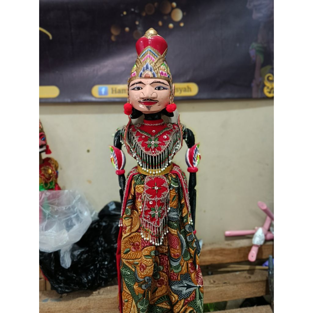 Wayang Golek Batara Kresna, ukuran pentas kualitas menengah Bisa untuk pajangan