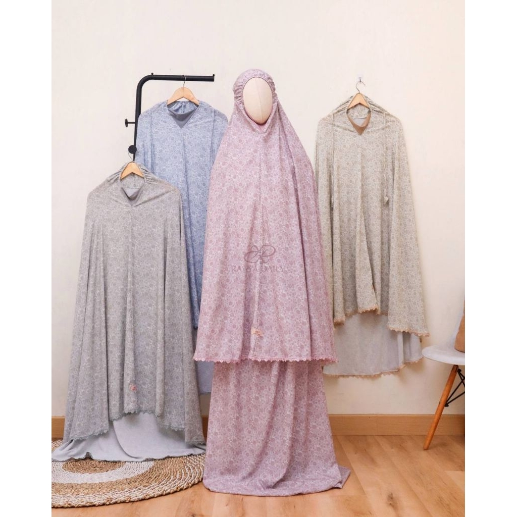 MUKENA DAGU| MUKENA SHABBY SILK PREMIUM