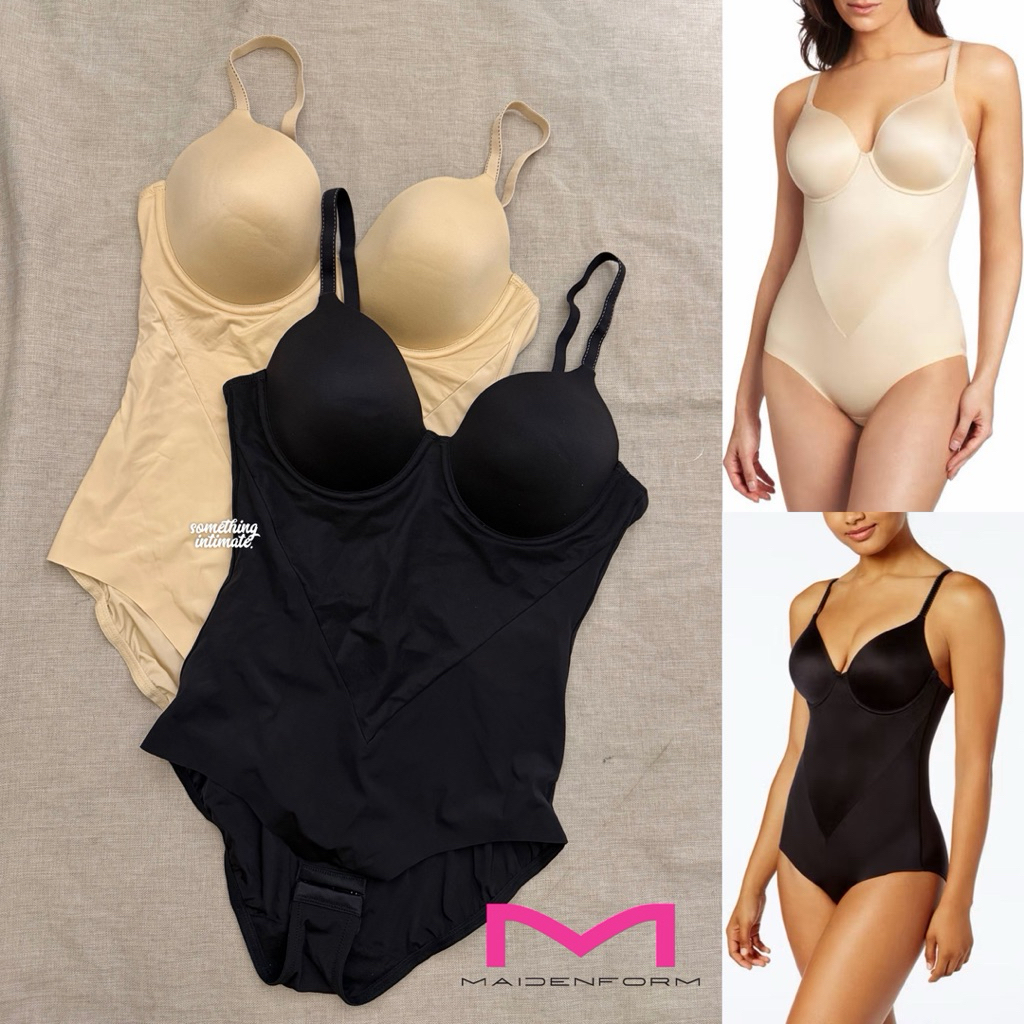 Maidenform Flexees Women's Shapewear Comfort Devotion Body Briefer Bodyshaper with Built-in Bra / Su