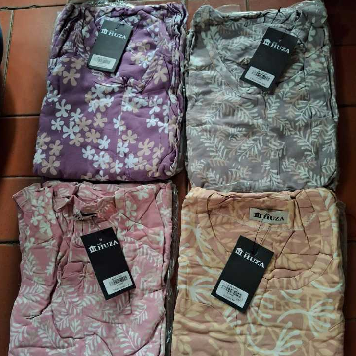 Daster Huza Batik Pekalongan Tangan Pendek Super Jumbo