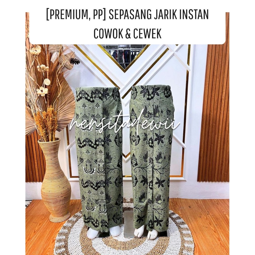[PP/Pm] Sepasang Jarik Instan Cowok & Cewek, Motif Lengkap