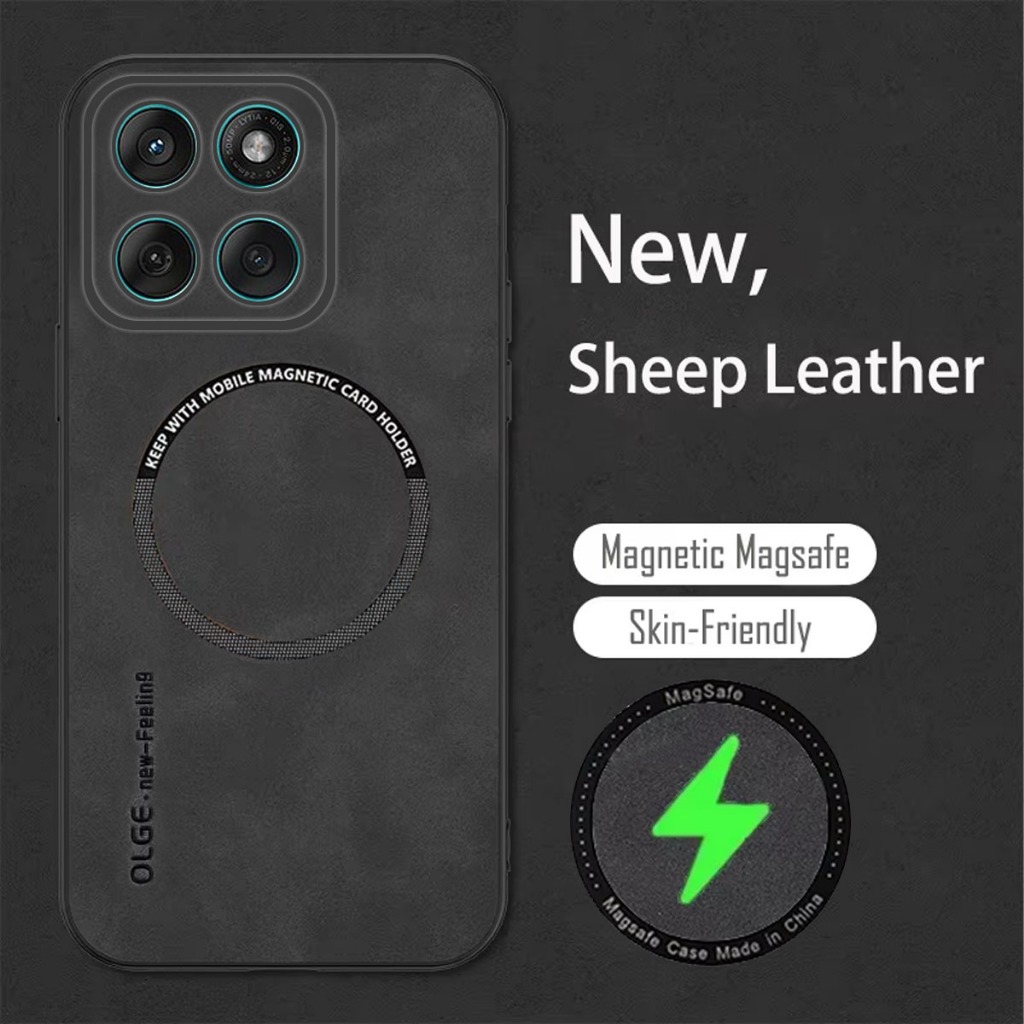 Case MOTOROLA G86 POWER 5G Casing Magsafe Luxury Magnetic