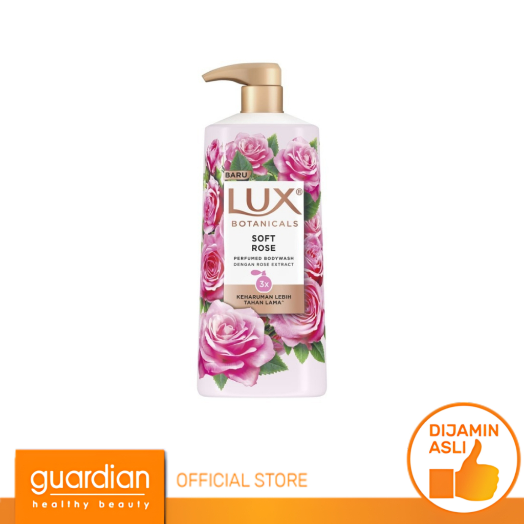 Lux Botanicals Body Wash Soft Rose Pump 500ml