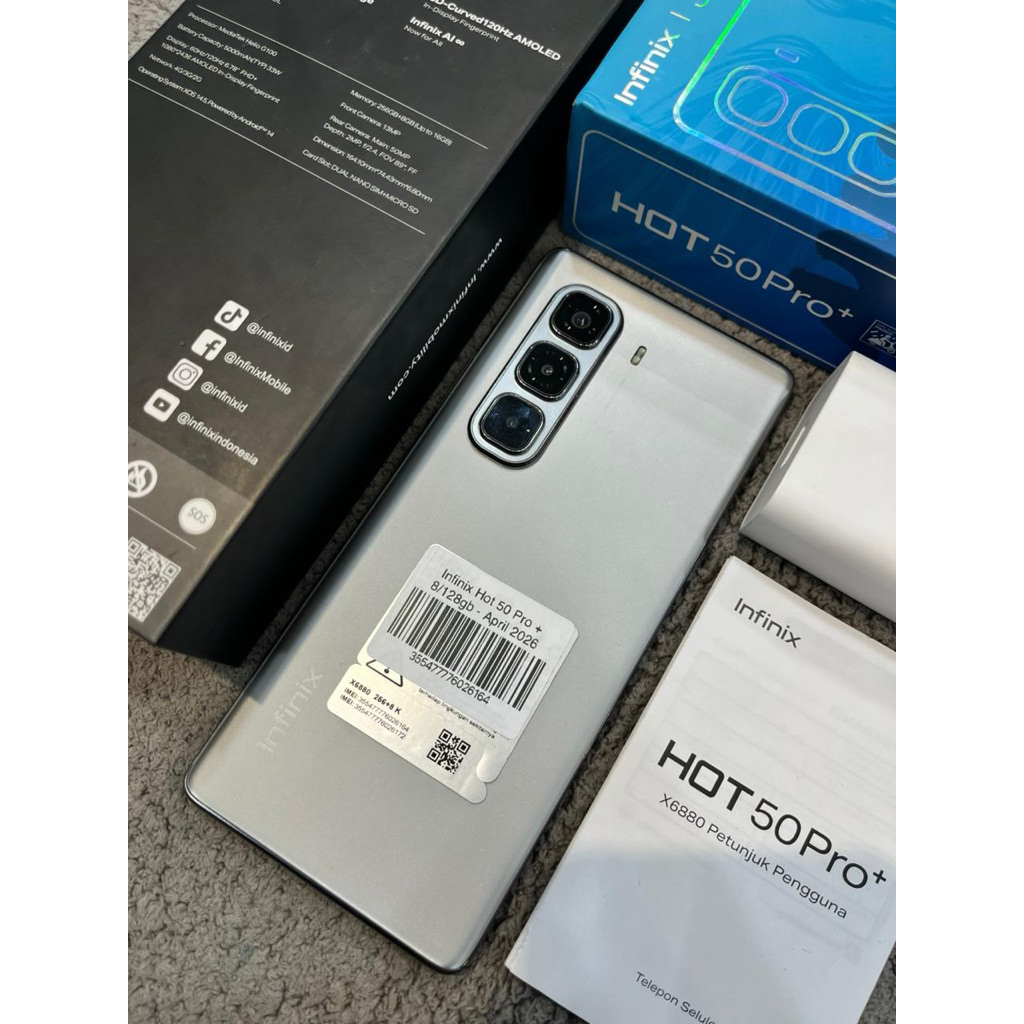Infinix Hot 50pro+ 8/256gb second