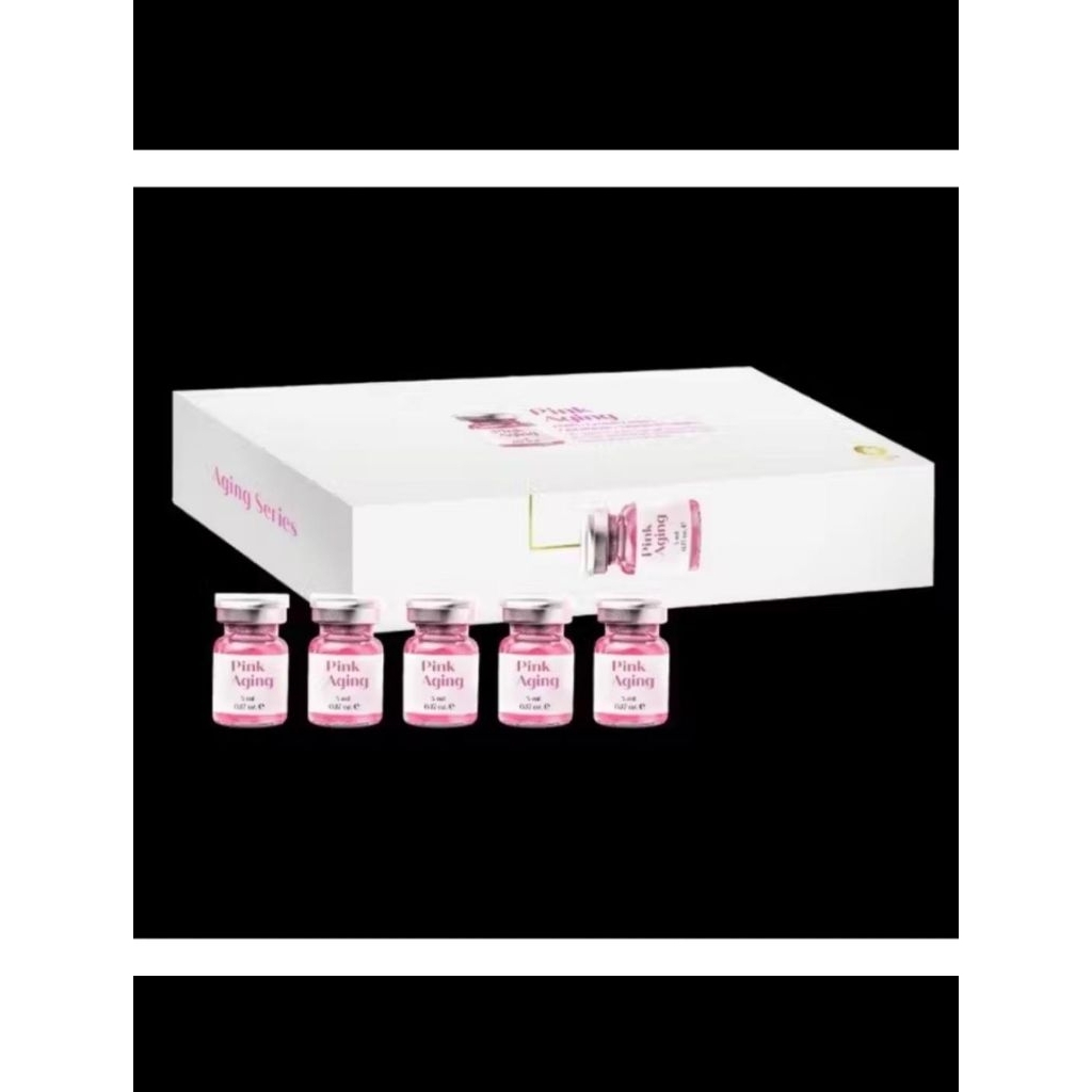 pink aging skin booster anti aging serum korea original