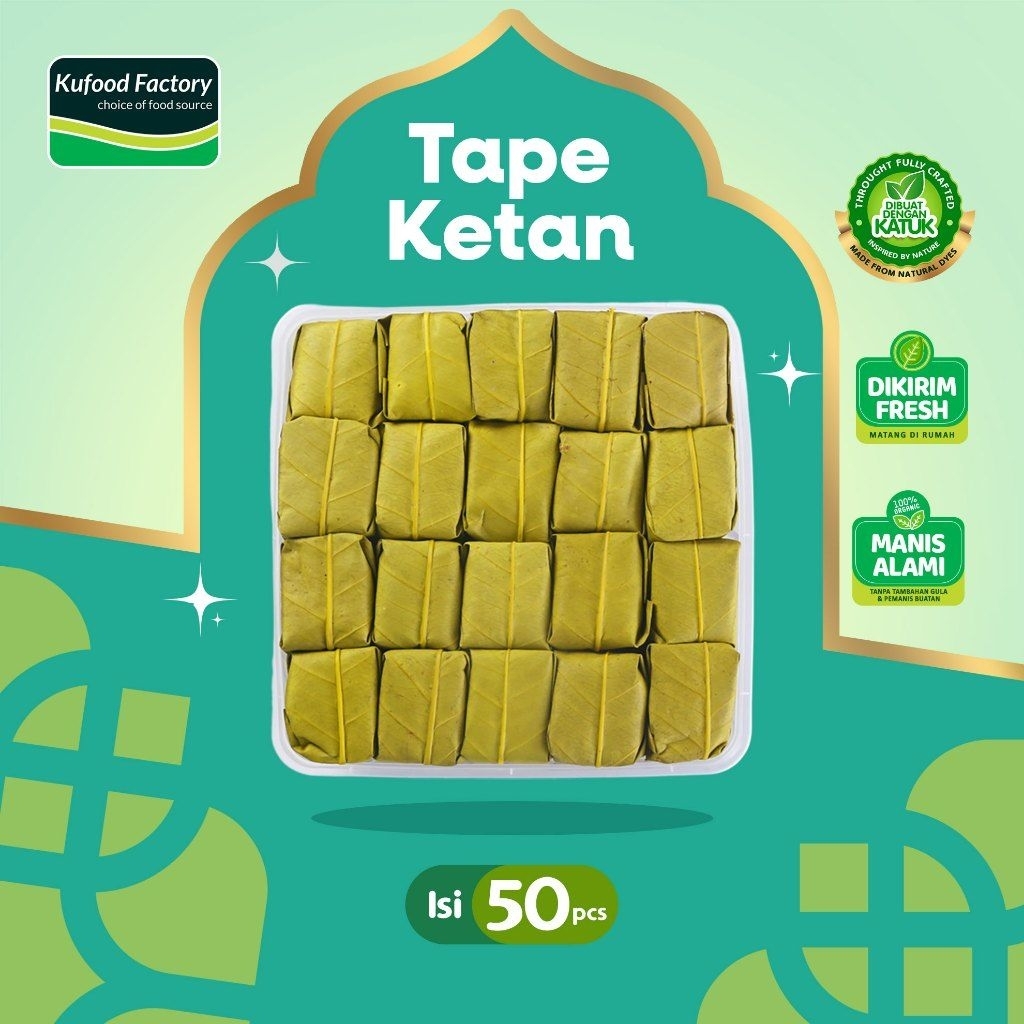 Tape Ketan Kuningan Jawa Barat isi 50 Fresh & Legit