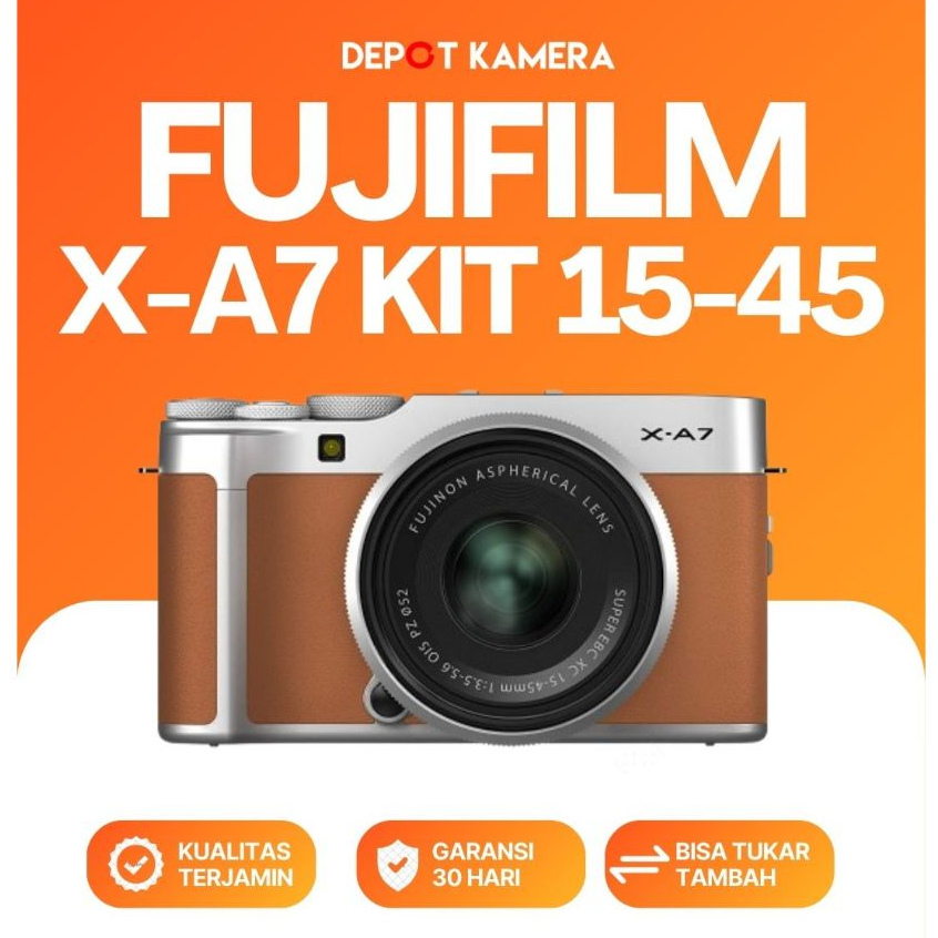 ( DEPOT KAMERA ) SECOND - FUJIFILM X-A7 KIT 15-45MM