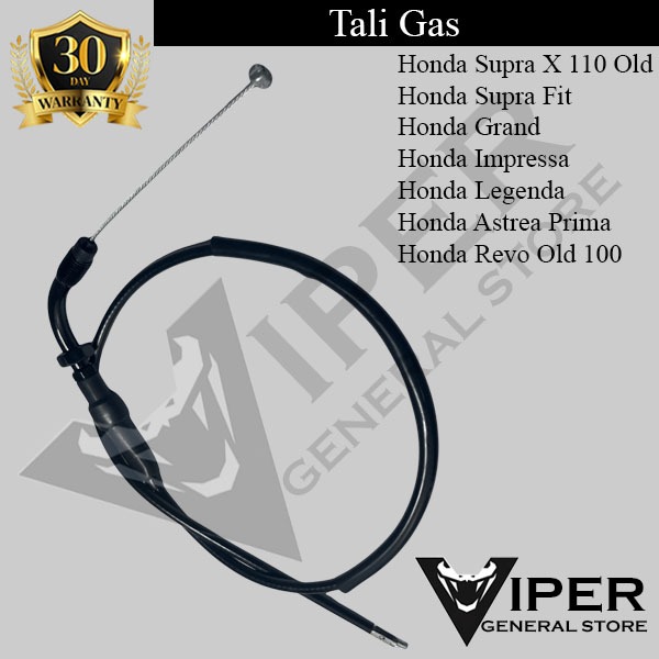 Tali Gas Kabel Gas Spontan Honda Supra X 100 Fit Grand Legenda Astrea Revo Lama 100 (M2157)