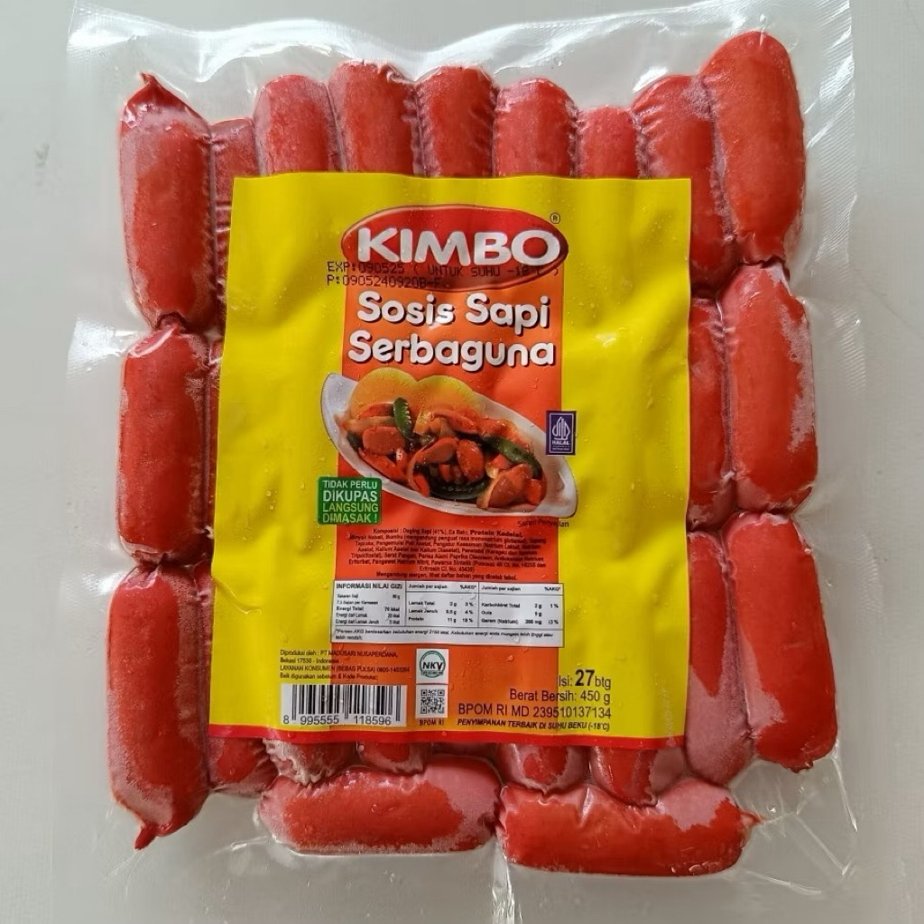 Sosis kimbo merah cocktail