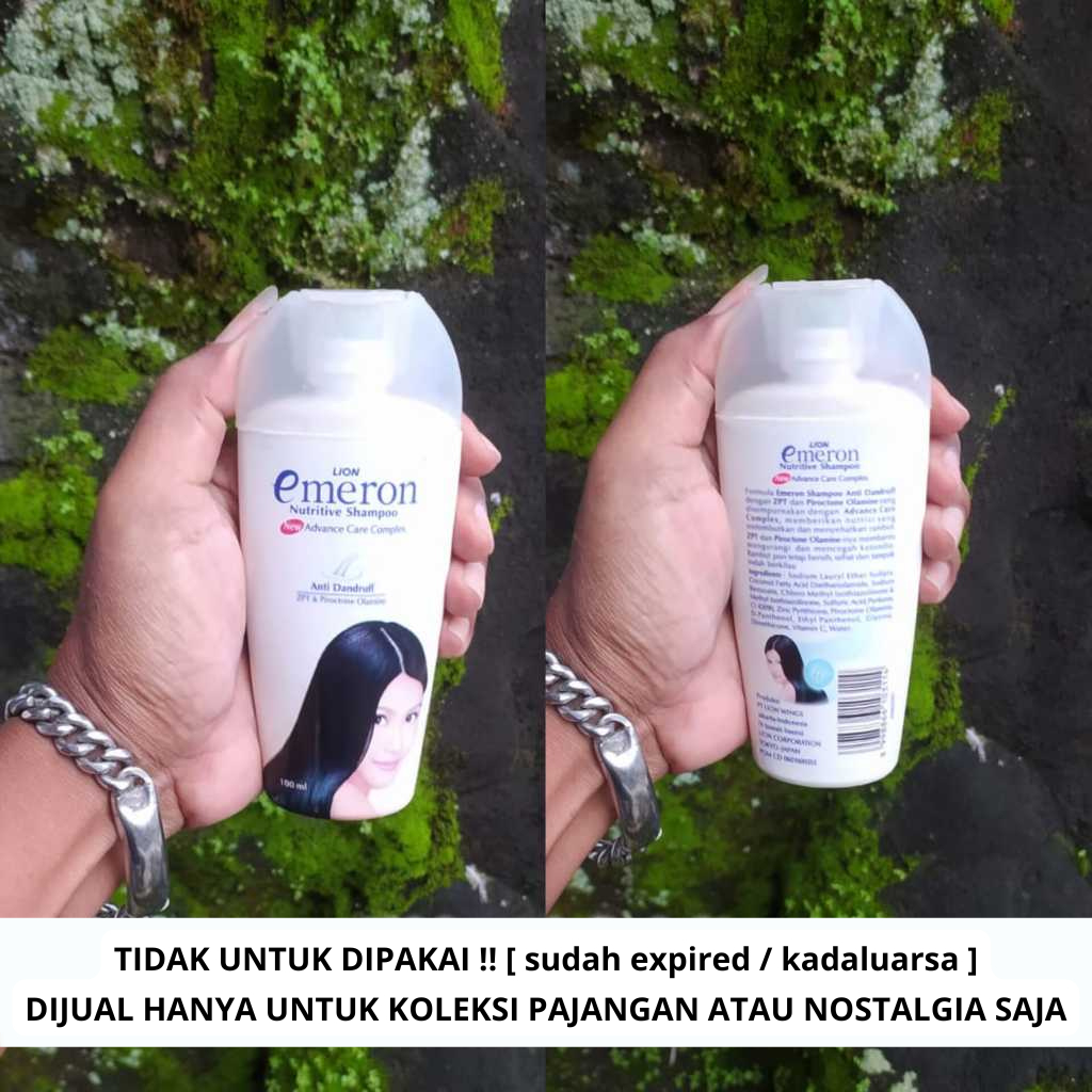 [ TIDAK UNTUK DIPAKAI ] KOLEKSI PRODUK JADUL SHAMPOO EMERON TAHUN 2006 HANYA UNTUK PAJANGAN SAJA