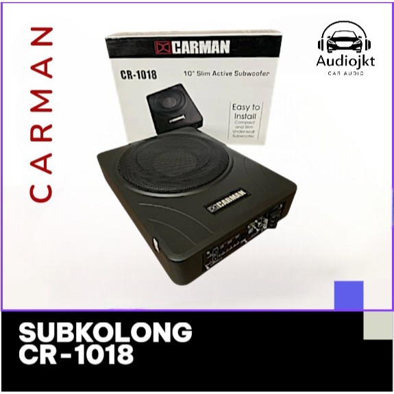 Subwoofer Kolong Mobil 10 Inch Carman CR-1018 Slim Basskolong