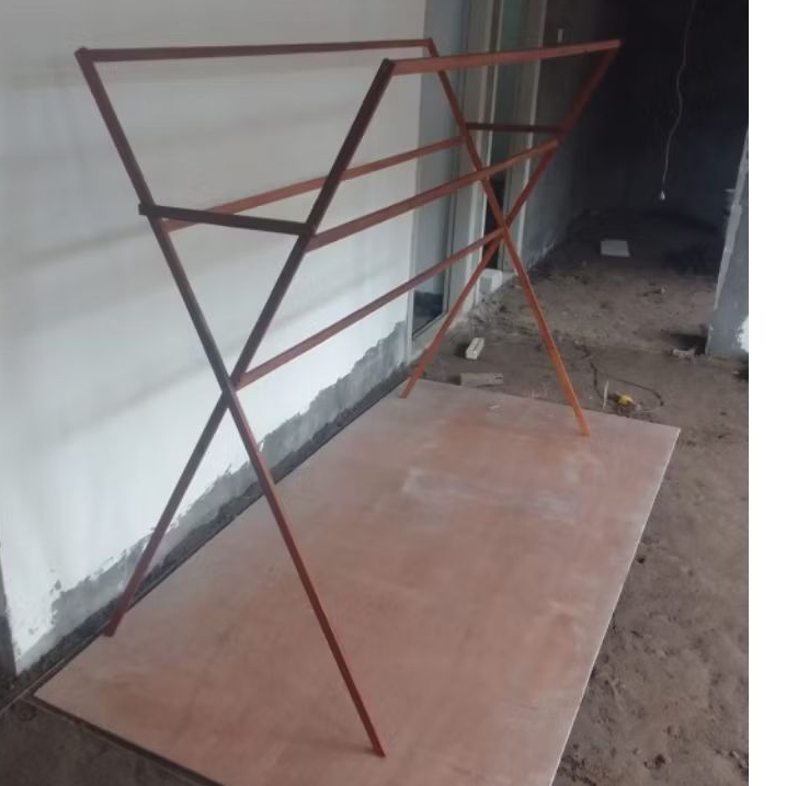 jemuran baju lipat jumbo 2 meter palang 5