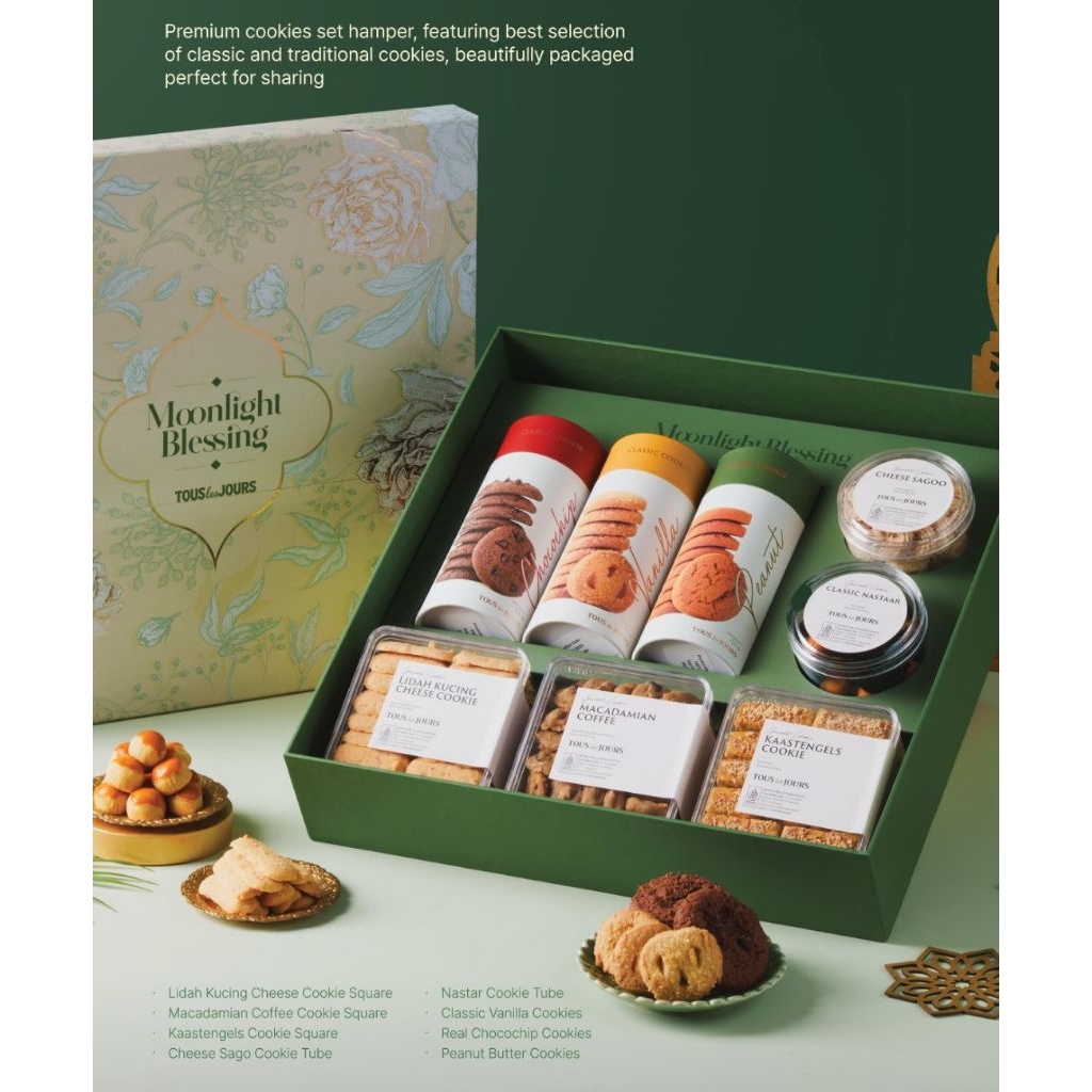 Hampers Lebaran TOUS LES JOURS Ramadan Elegant Gift Parcel 2026 Cookies 8 Box