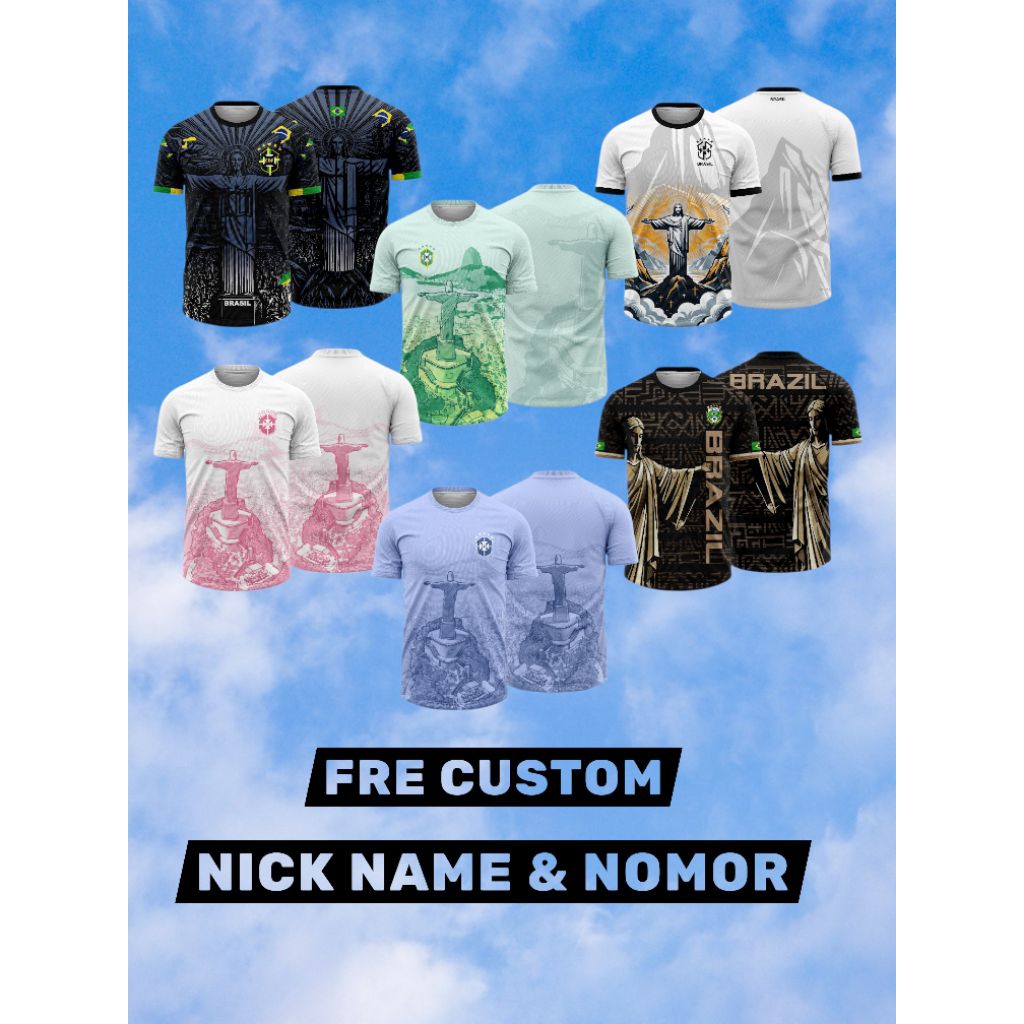 jersey BRASIL Yesus  fullprinting