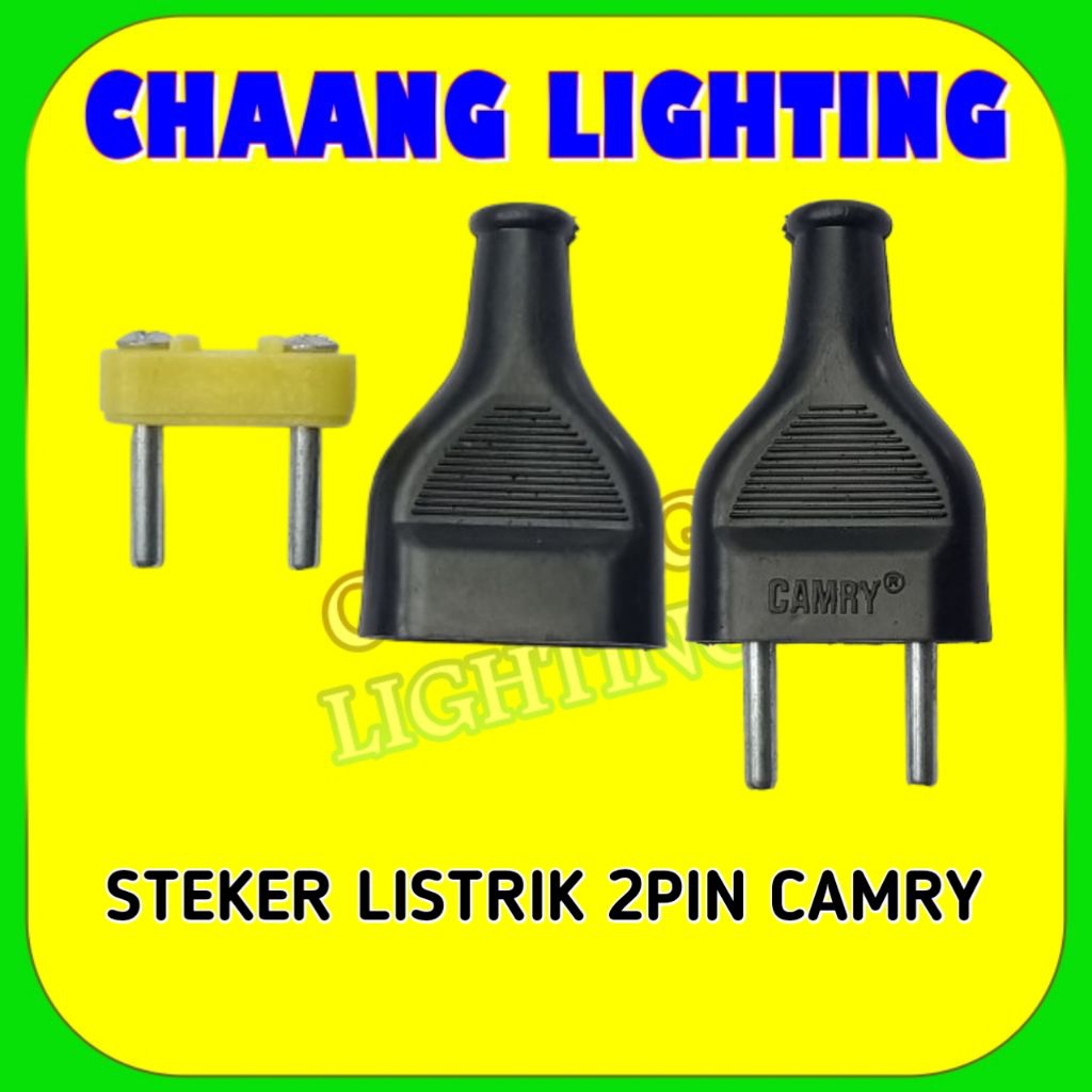 STEKER 2PIN COLOKAN LISTRIK KARET