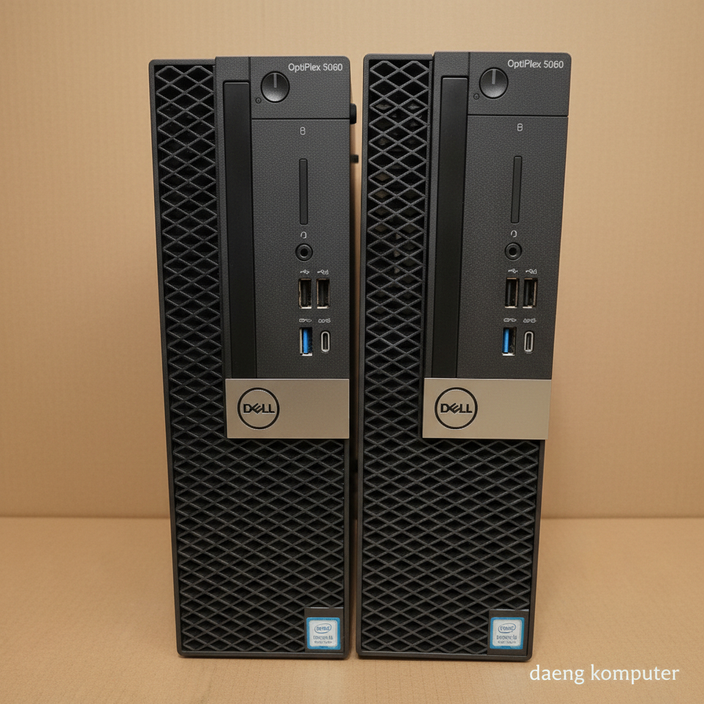PC Mini Dell Optiplex 5060 SFF LGA 1151 Gen 8 Support NVME Kosongan Mulus