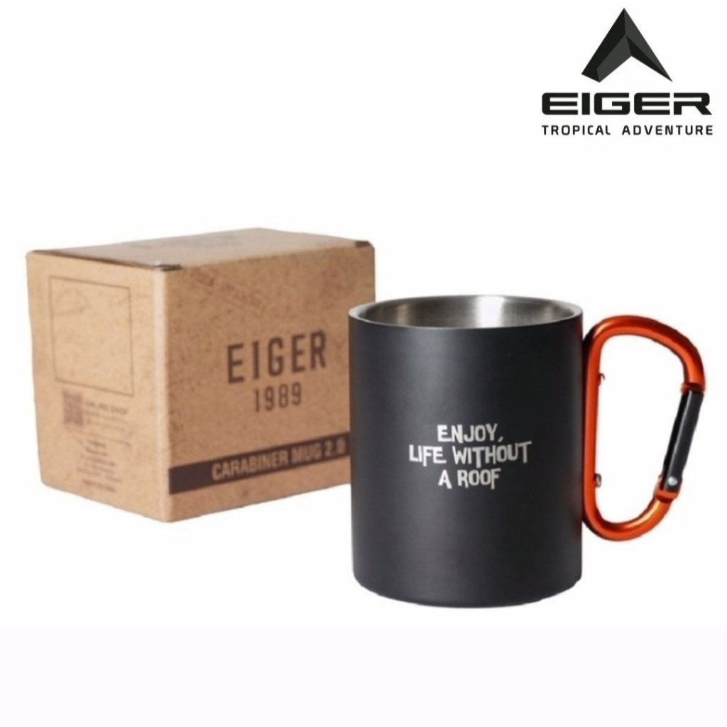 EIGER1989 MUG CARABINER STAINLESS STEEL Original