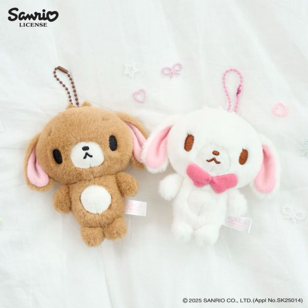 READY - SANRIO KOREA Official Original Sugar Bunnies Sugarbunnies Keychain Doll Plush Bagcharm Shiro