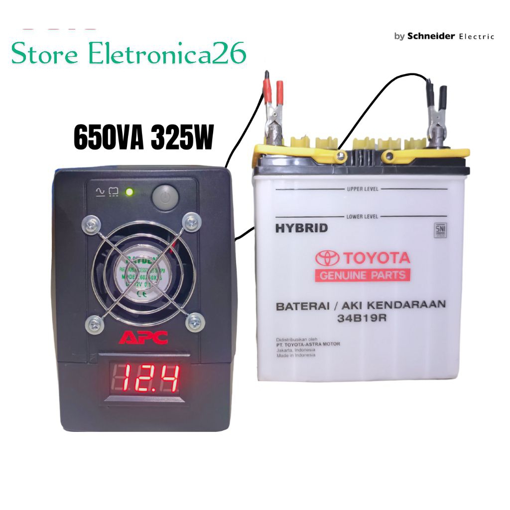 UPS APC650 VA FULL MODIFIKASI TAHAN 24 JAM SESUAI KAPASITAS BATRAI
