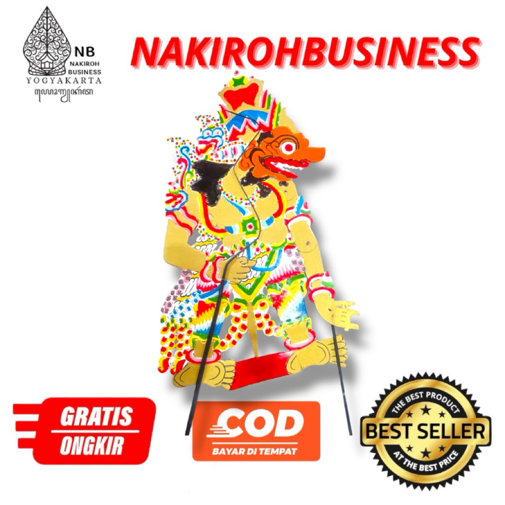 NAKIROHBUSINESS WAYANG kertas KUMBOKARNO BUTO RATON AMRAL RAHWANA DOSOMUKO BUTOCAKIL
