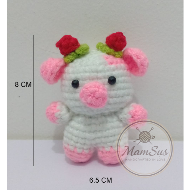 Boneka Rajut Sapi/ Amigurumi Cow