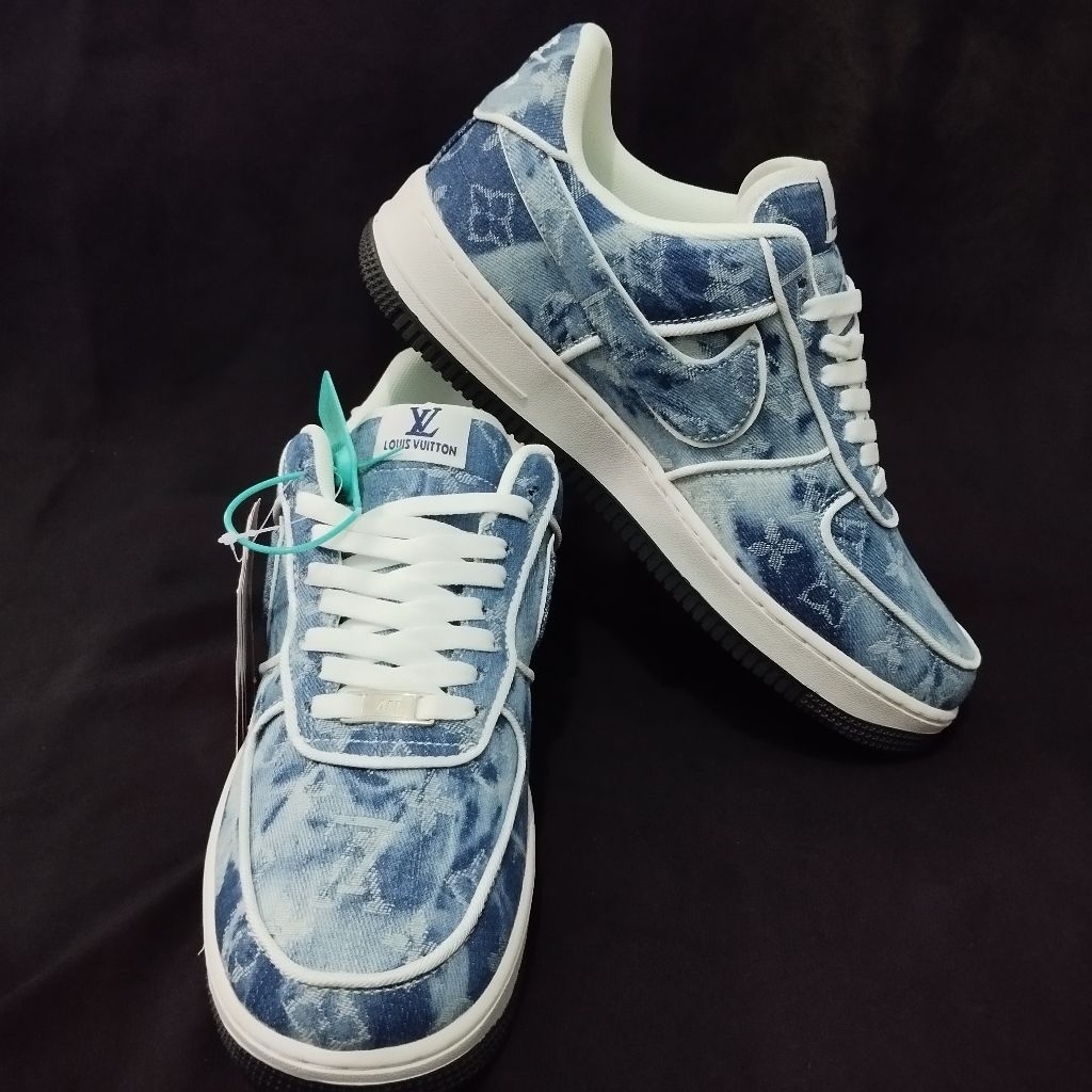 sepatu Nike AF 1 Denim, size 44/ insole 28 cm