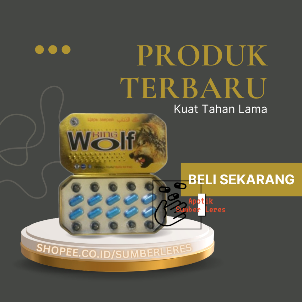 Suplemen King Wolf Asli Original Obat Kuat Pria Permanen