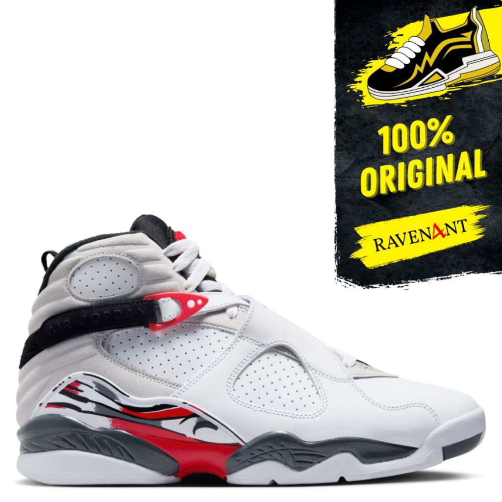 NIKE Air Jordan 8 Retro Bugs Bunny ORIGINAL - Sepatu Sneakers Pria
