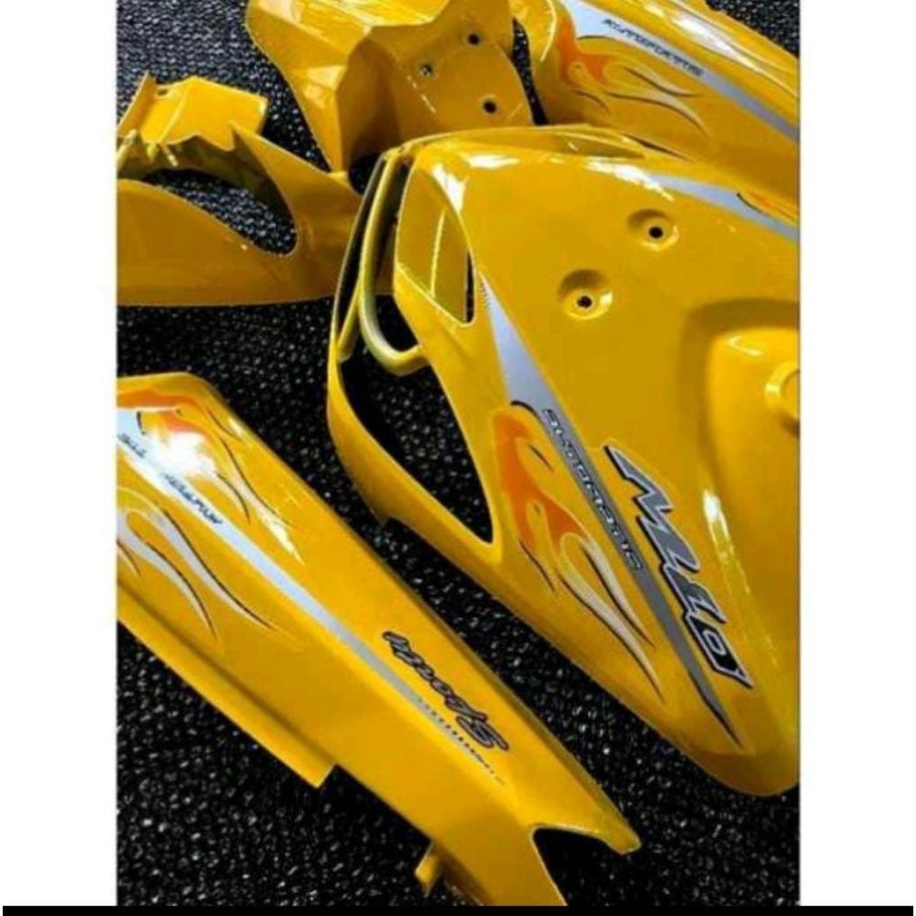 Cover Body Set Full Halus Mio smile Bodi Halus Fullset Mio smile warna kuning