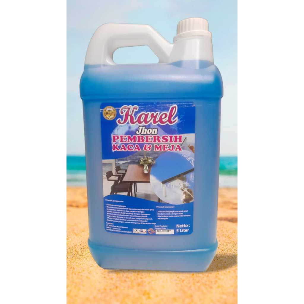 Glass Cleaner Premium 5 Liter Untuk Kaca Bersih Mengkilap