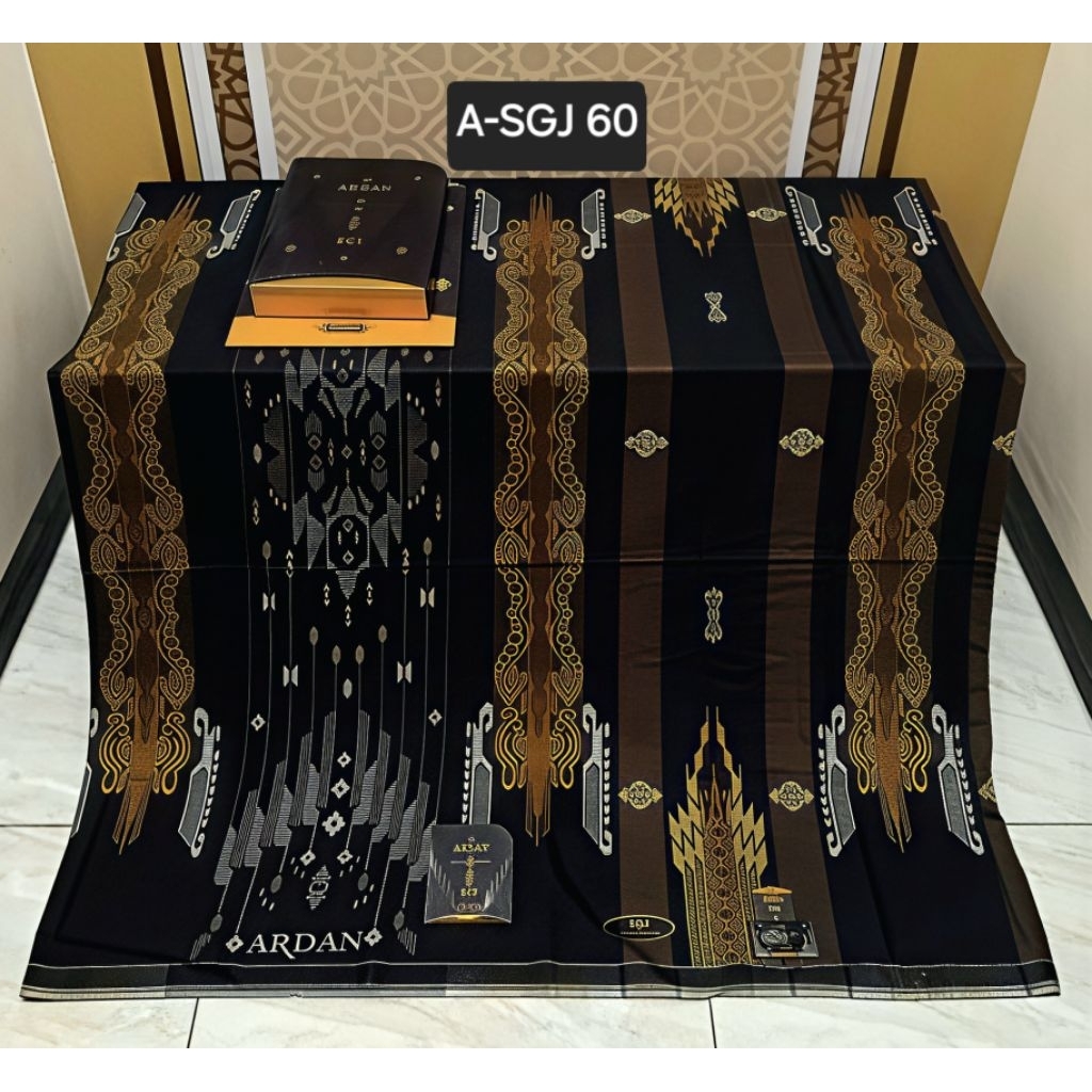 SARUNG ARDAN SGJ GOLD & SILVER ( SONGKET GUNUNG JACQUARD )