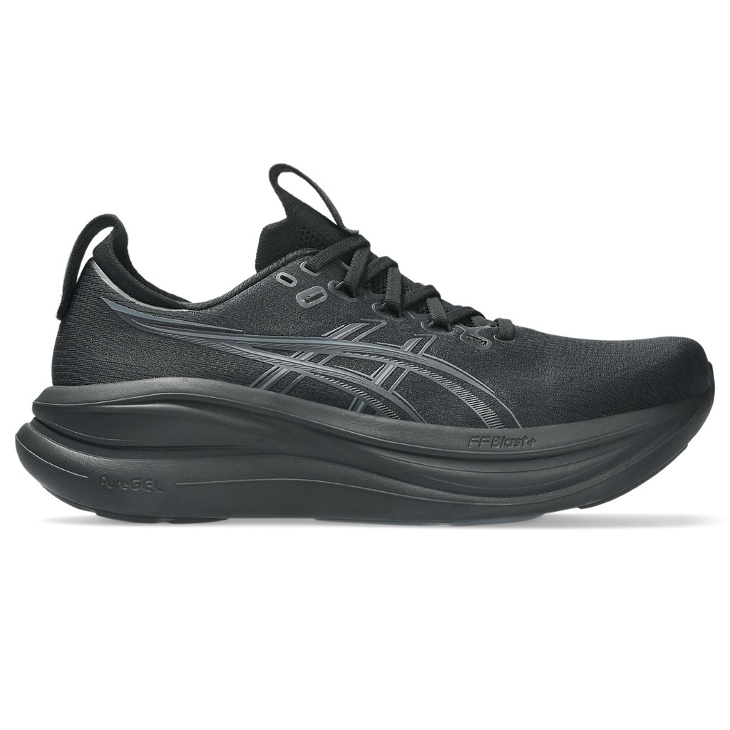 Sepatu Running Pria Gel Nimbus 28 Full Black