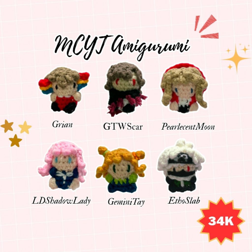 MCYT | Life Series | Amigurumi keychain | Keychain Crochet