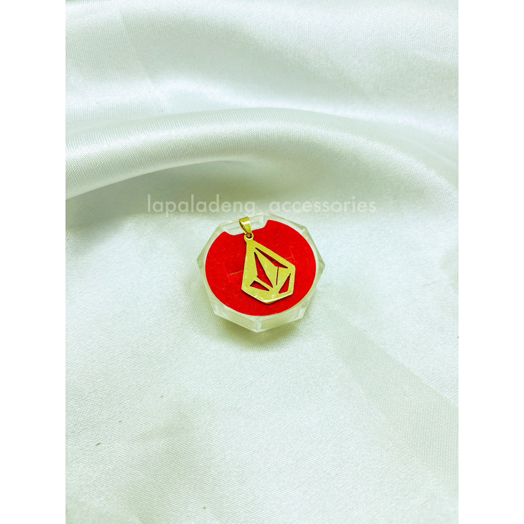 Liontin Volcom Armani Planetsurf kalung cowok cewek titanium 0197