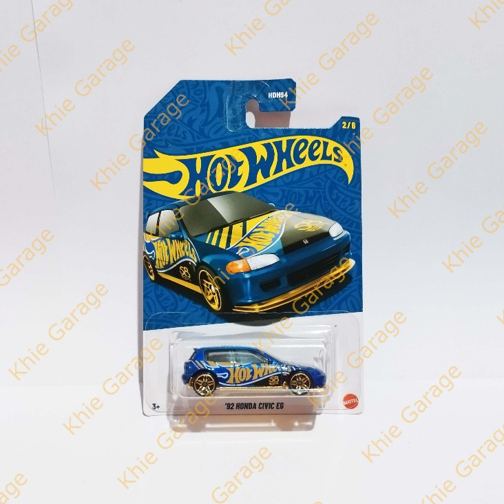 HotWheels Hot Wheels 92 Honda Civic Eg Biru Jdm Estilo Blue And Gold Metalflake Cerulean 2026