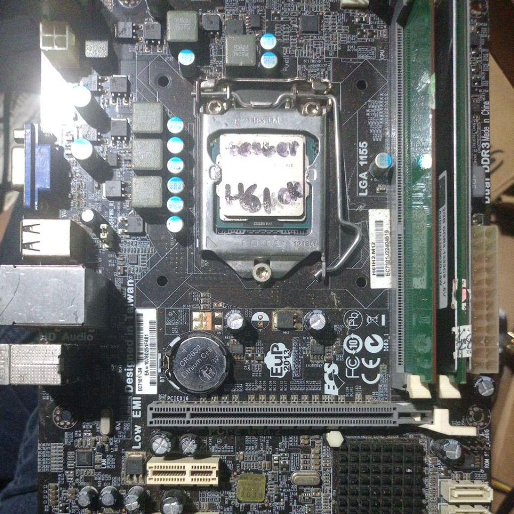 Mainboard H61 ECS minusan Murah