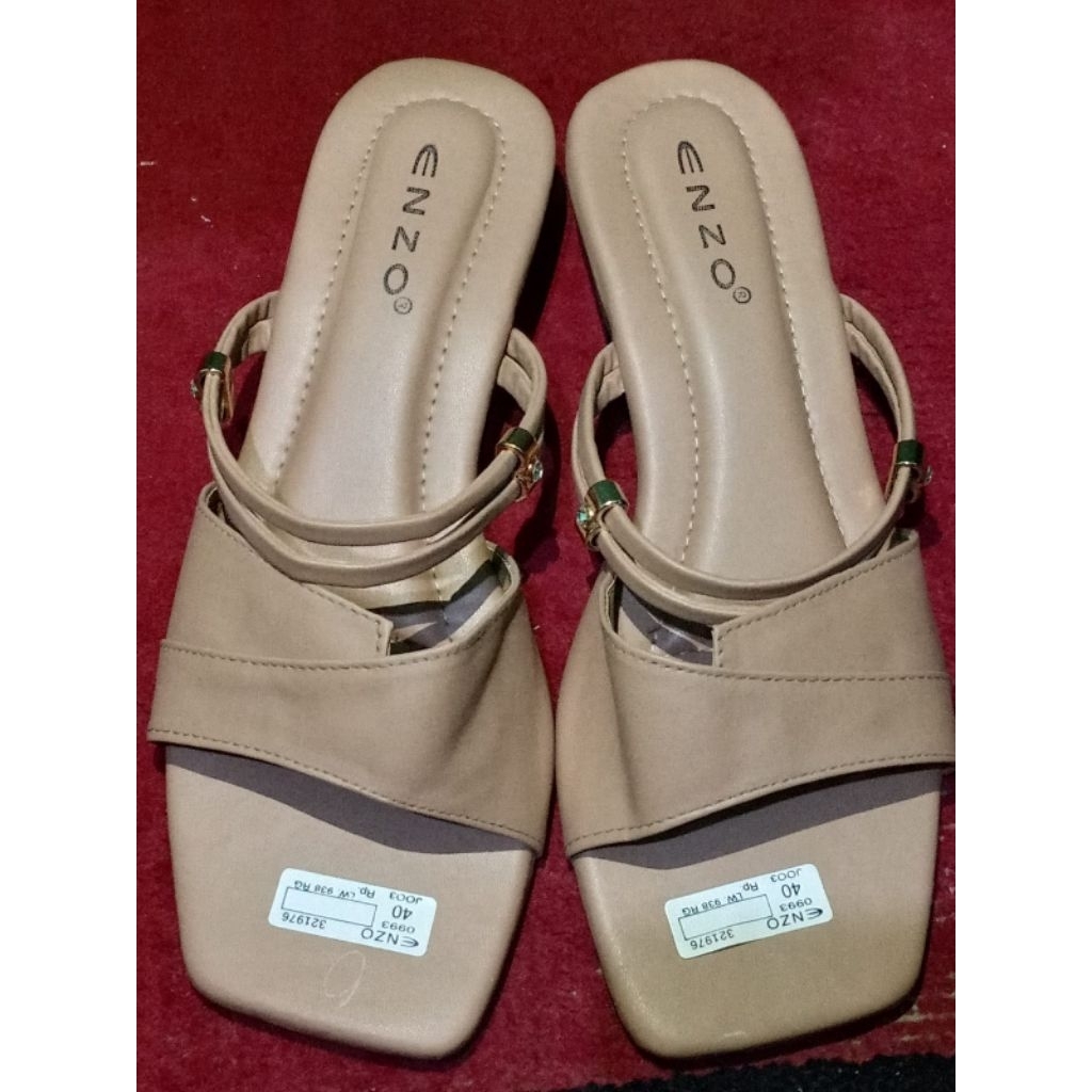 sandal wanita hak tahu heels 5 cm