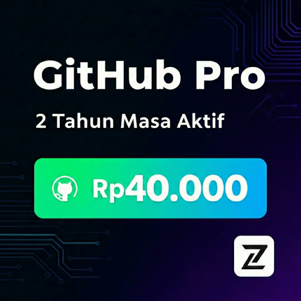 GitHub Student Pack & Copilot 2 Tahun – Full Benefit – Rp 40.000/Akun