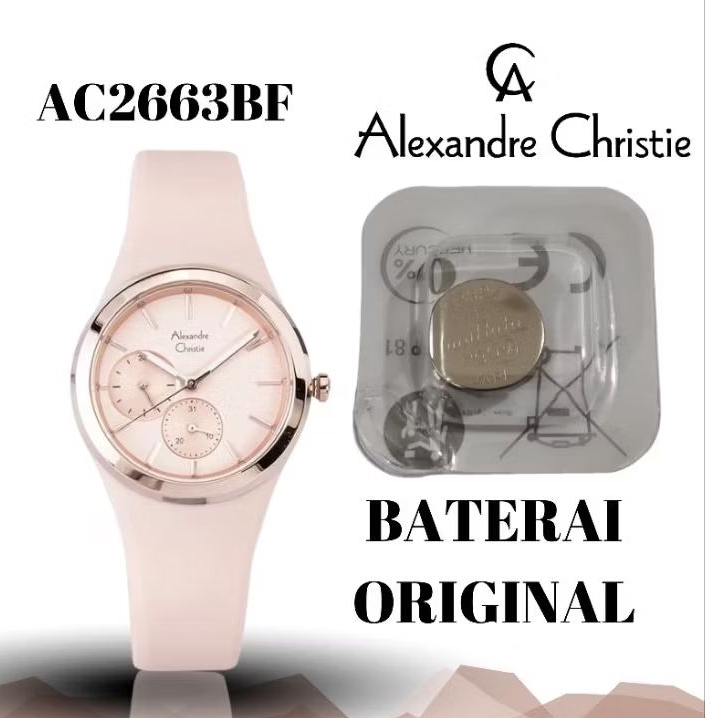 Baterai jam ALEXANDRE christie original AC2663BF