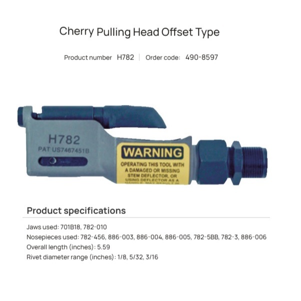 CHERRY Pulling Head Offset Type H782
