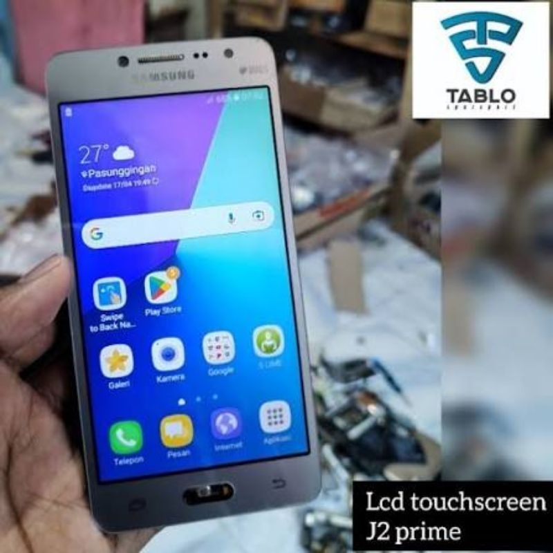 LCD Samsung galaxy J2 prime original copotan satu set dengan TS