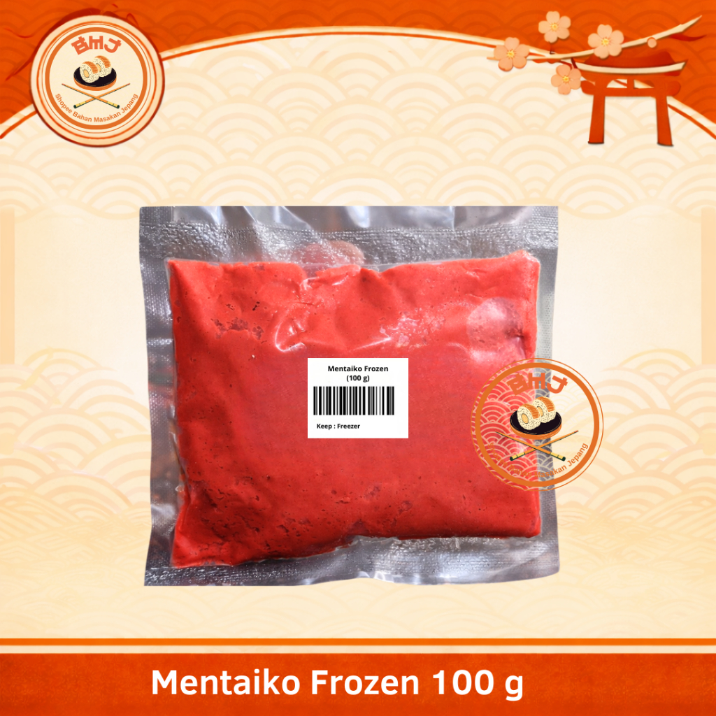 MENTAIKO Telur Ikan Mentai Berbumbu 100 g // Korea Myeongnan Salted Pollock Roe//BMJ