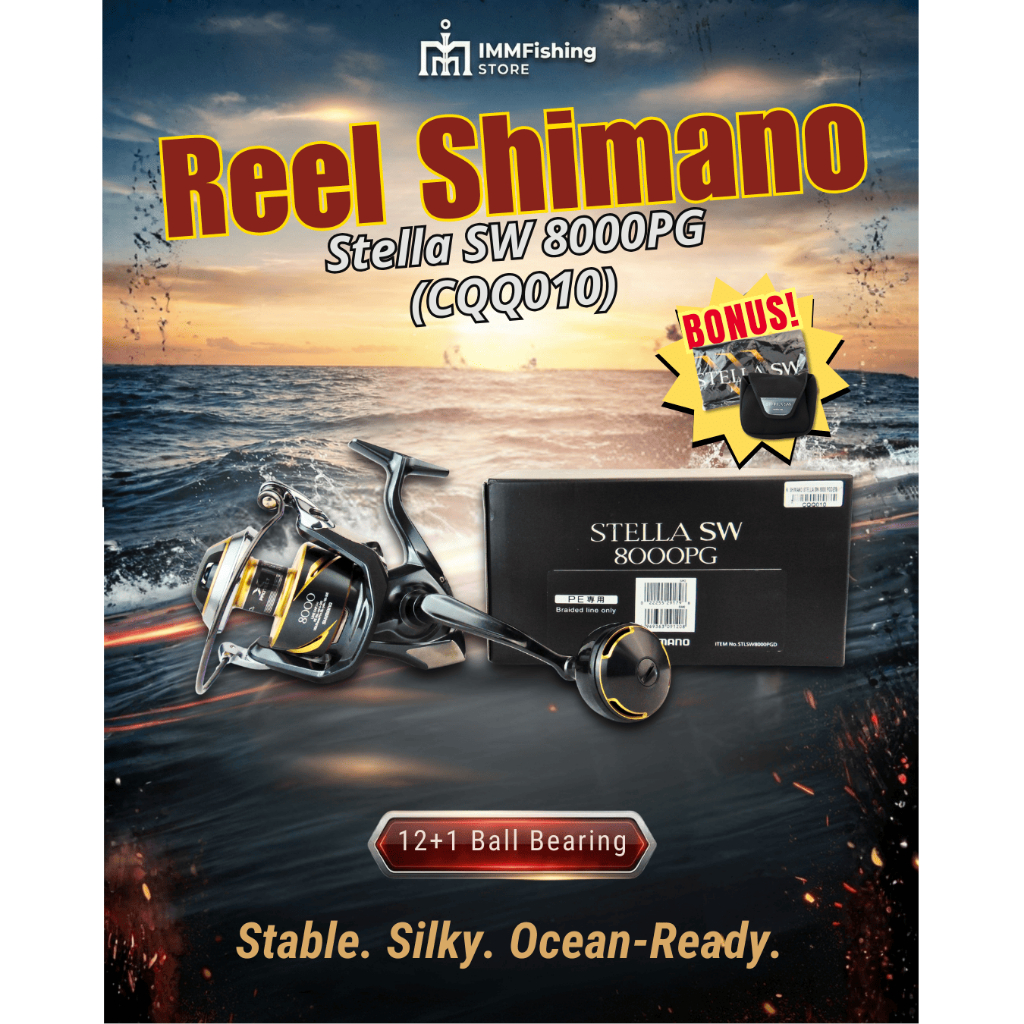 REEL SHIMANO STELLA SW 8000PG | Alat Gulungan