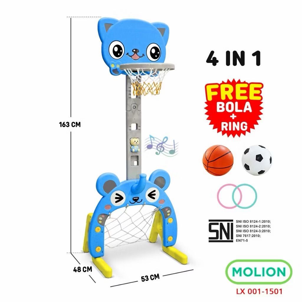 ring basket Jungkit Anak Seesaw Prosotan Jungkat-Jungkit Playground