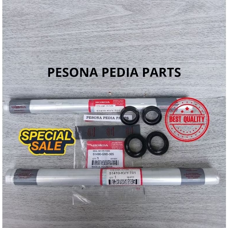 AS SHOCK DEPAN KVY + SEAL SHOCK + SEAL TUTUP VARIO 110, BEAT KARBU, SCOOPY, KARBU, SPACY KARBU, VARI