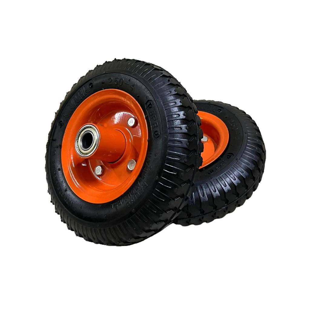 Rinawa Roda Troli Ban Angin 8 inch / 2.50-4 Double Bearing Tipe 6202 Lubang 16mm Cocok untuk Lori Ge