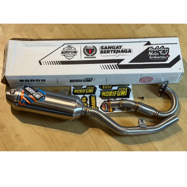 Knalpot Norifumi Rocket 4 Bore Up Original Klx140,150,Crf150